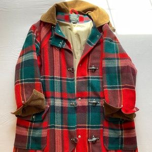 Ralph Lauren Country Wool Plaid Barn Jacket